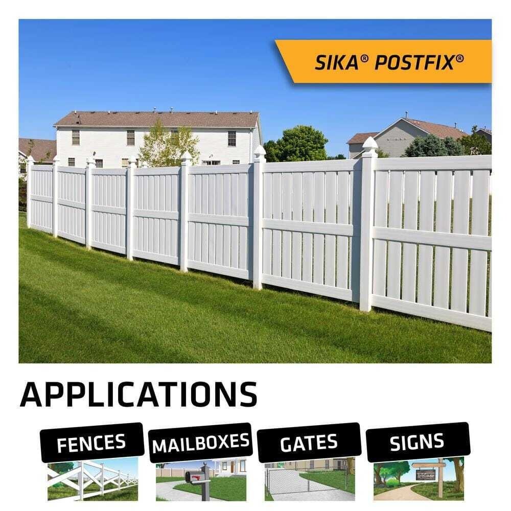 2 lb. PostFix Fence Post Mix – Mix-In-The-Bag Expanding Foam for Post Support