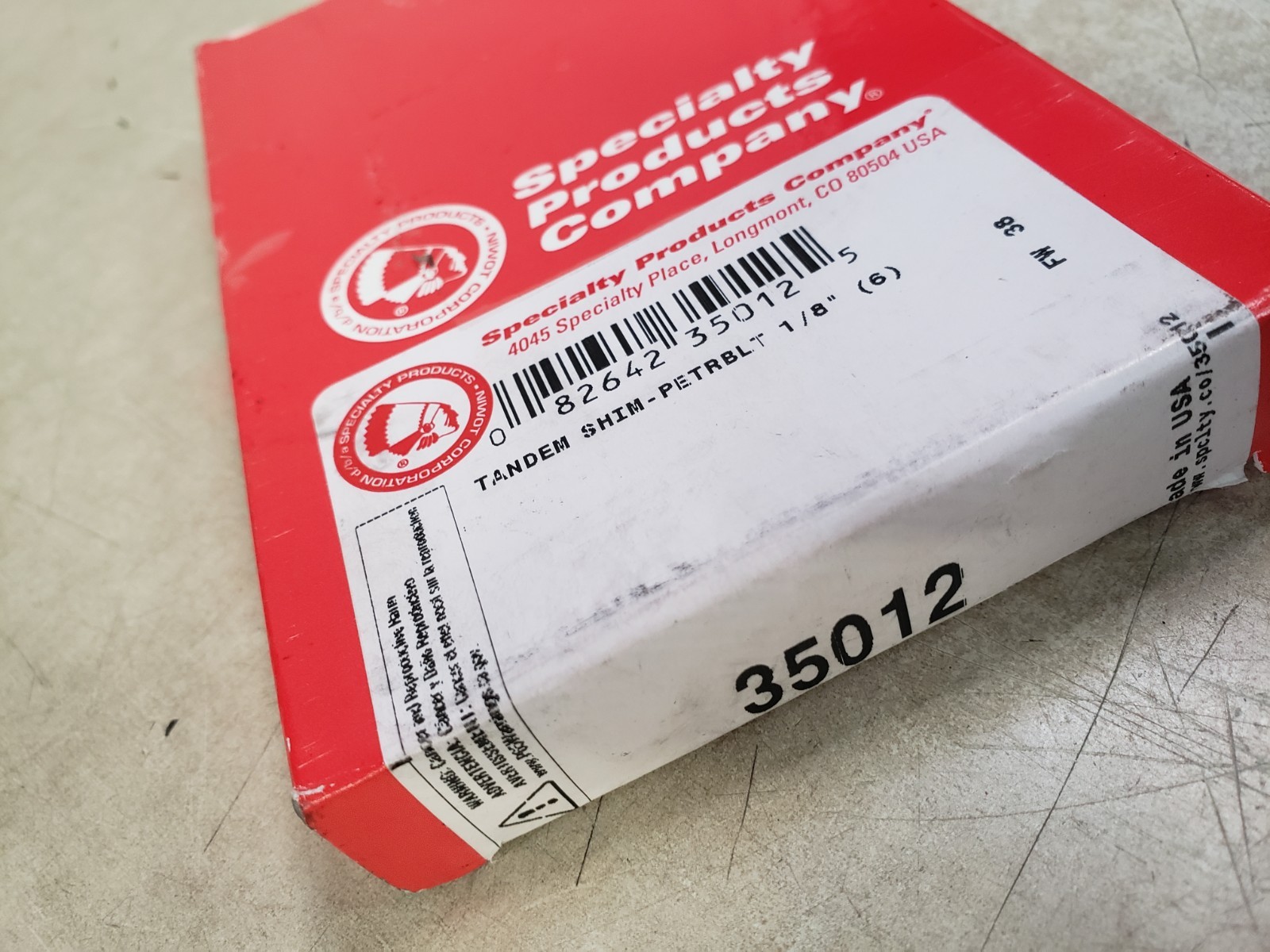 SPC Performance 35012 Specialty Products Company TANDEM SHIM-PETRBLT 1/8″ (6)