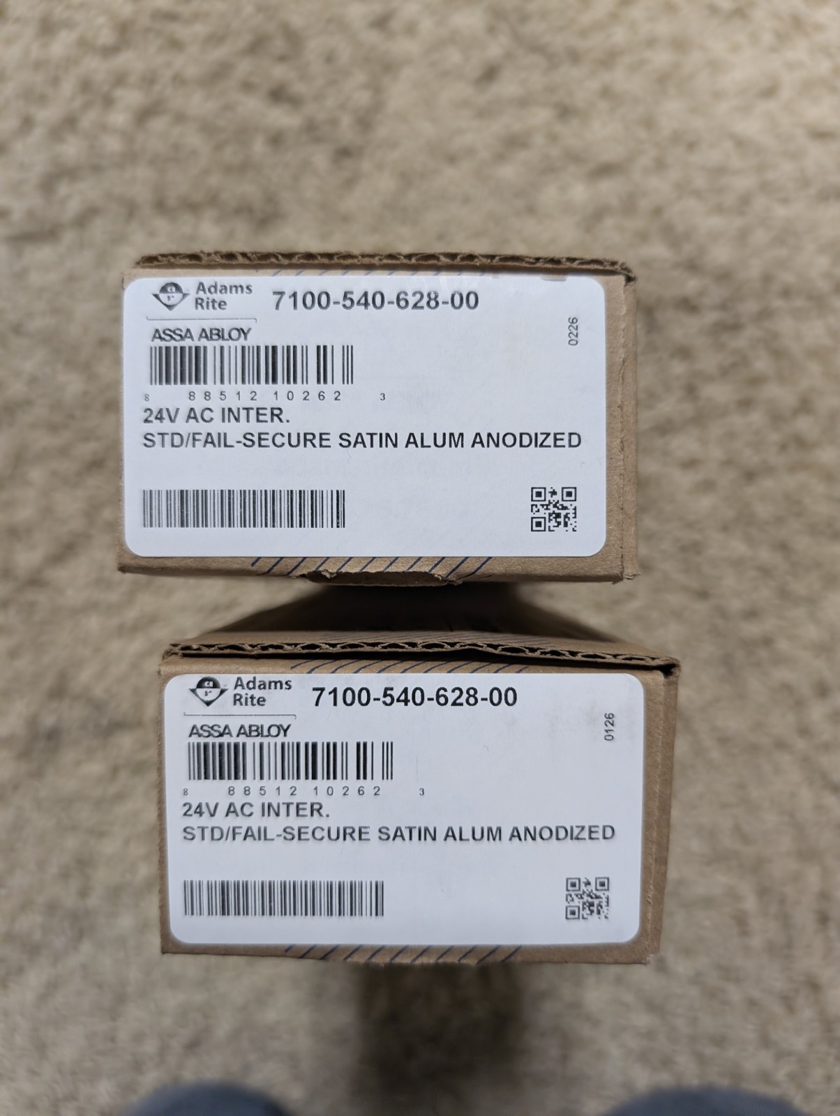 ADAMS RITE 7100-540-628-00 ELECTRIC STRIKE 24AC Only New In Box