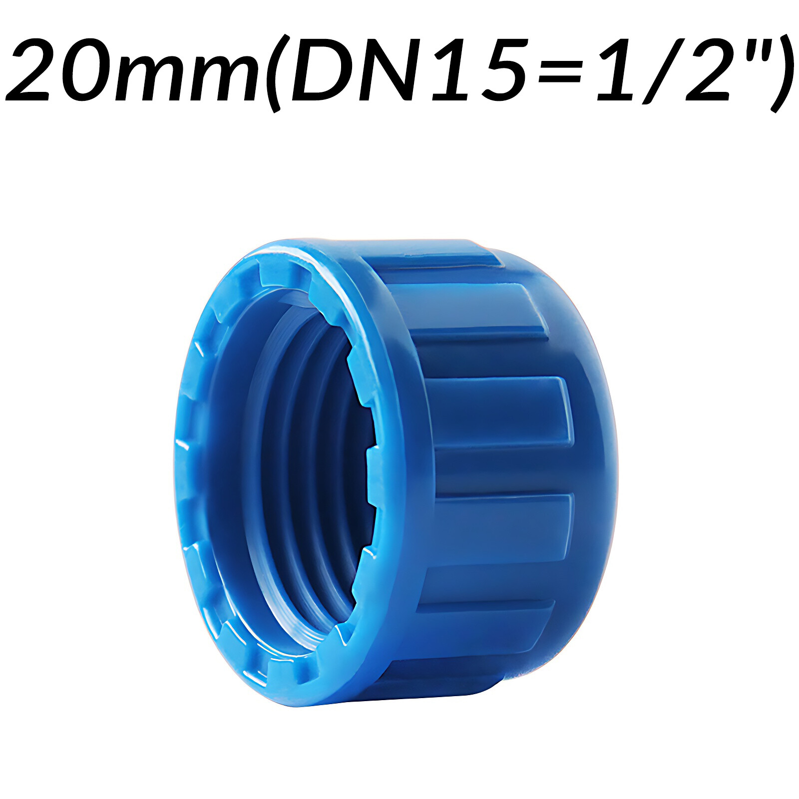 PVC Female Thread End Cap Pipe Fitting Plumbing Stopper Gasket 20 25 32 40 -63mm