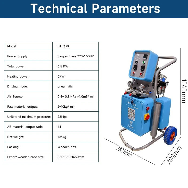 Polyurethane Polyurea Spray Machine Foam Insulation USA STOCK Free ship 220V