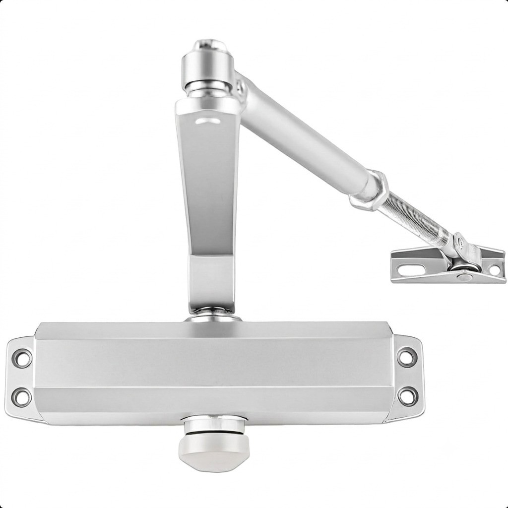Commercial Door Closer, Automatic Door Closer Sliver, Heavy Duty Hydraulic