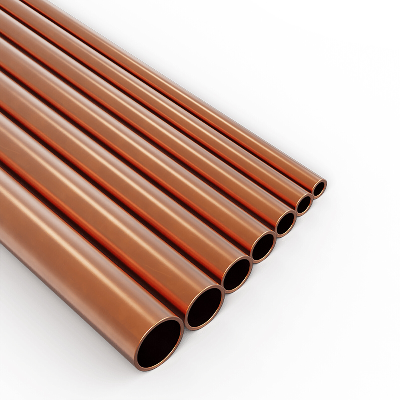 Lengths 300mm Copper Pipe Tube Diameter 1.5 mm – 30 mm,Wall thickness 0.2 – 2mm