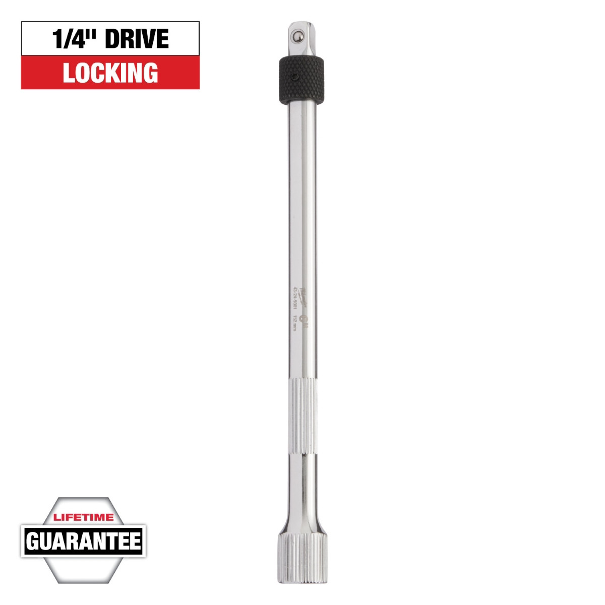 Milwaukee 43249301 1/4 Inch Drive 6 Inch Locking Extension