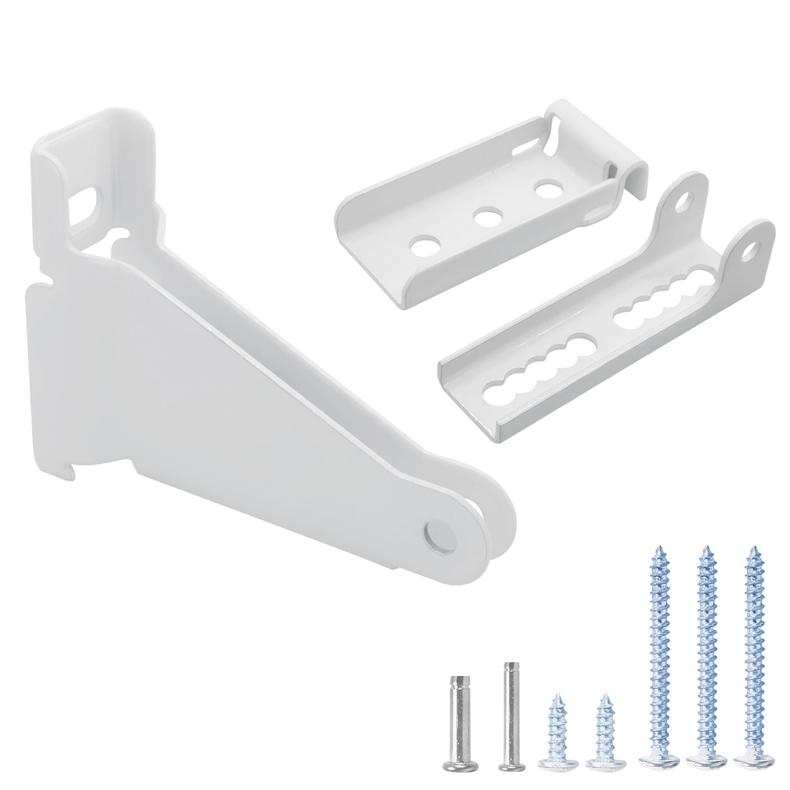 Reinforced Storm Door Closer Bracket Kit, Heavy-Duty Screen Door Closer Replacem