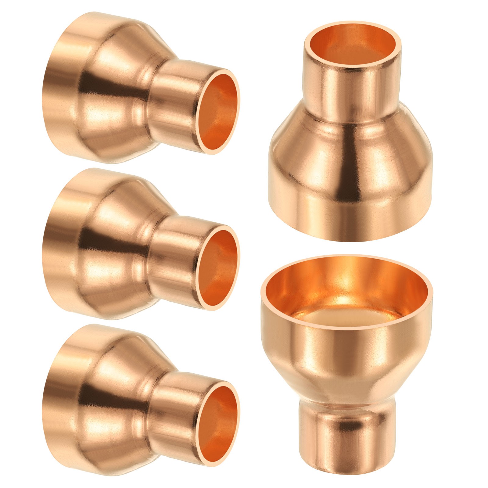 1-1/2″ to 3/4″ Nominal Size Copper Reducer 5pcs Fitting Pipe Connector Adapter