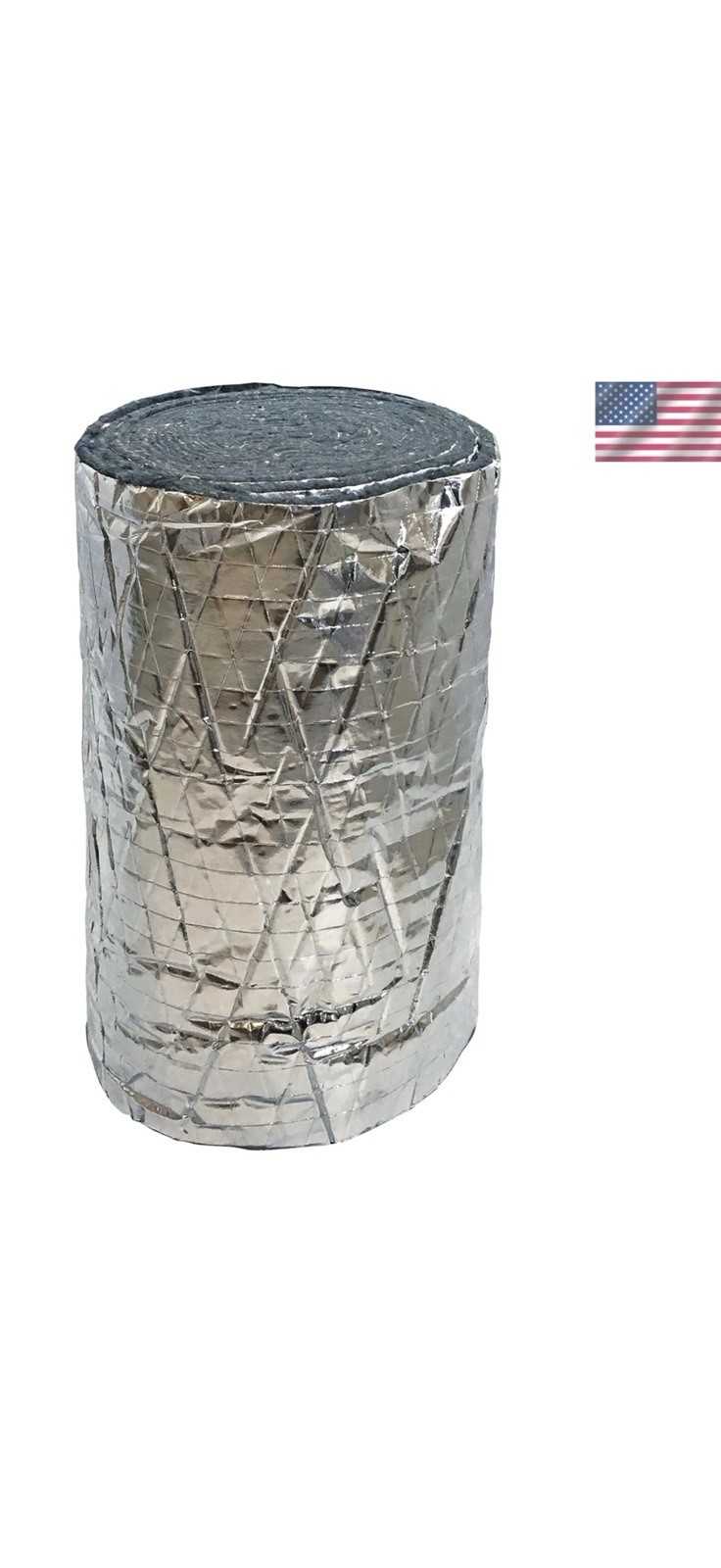 12x1x15 Foil Backed Natural Cotton Duct Wrap – Safe, No Itch Insulation Solution
