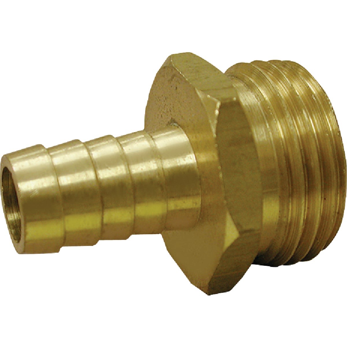 Anderson Metals 1/2 In. Barb x 3/4 In. MHT Brass Hose Barb 737048-0812 Anderson