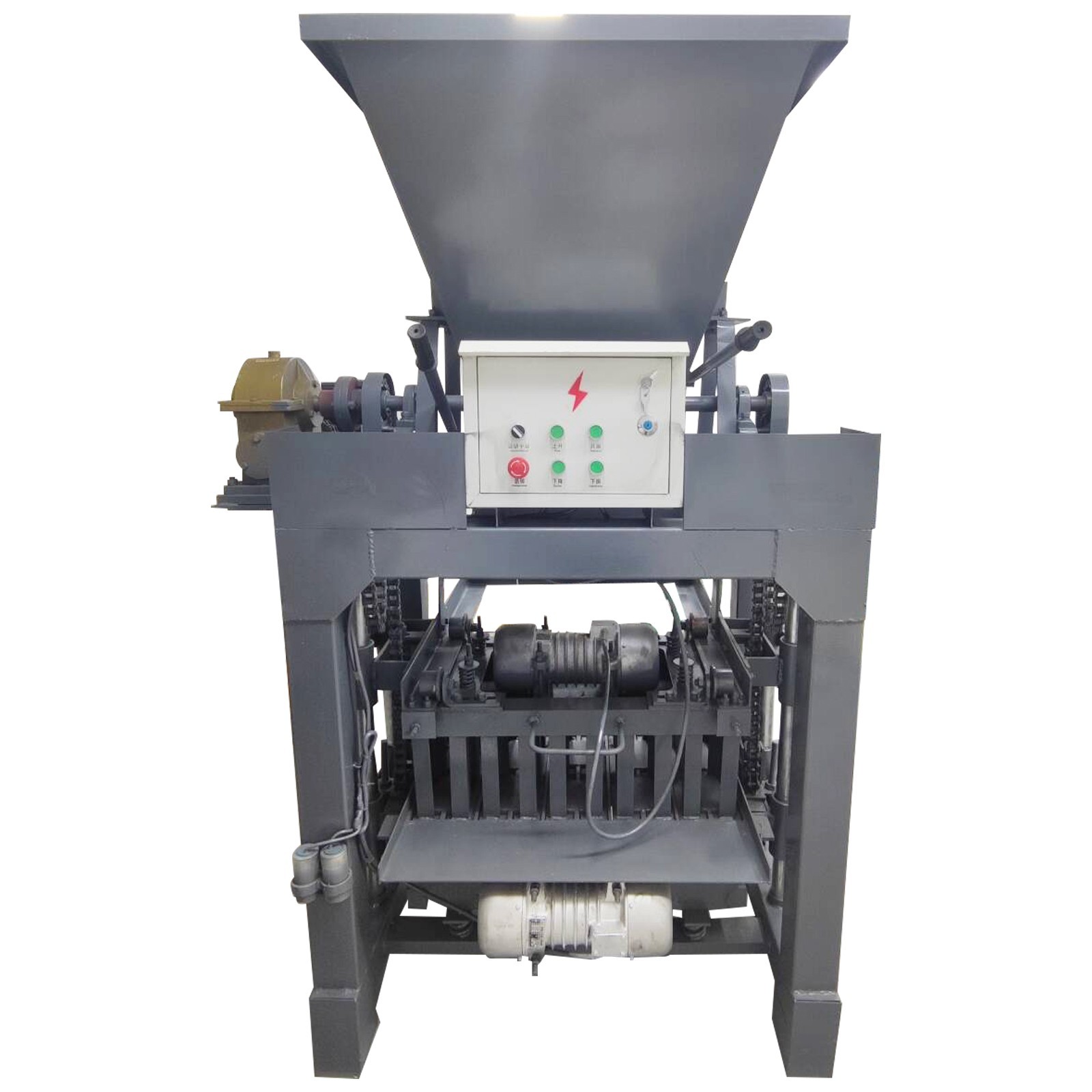 220V Auto Hollow Soil Block Brick Molding Machine Produces 5 Bricks Per Time