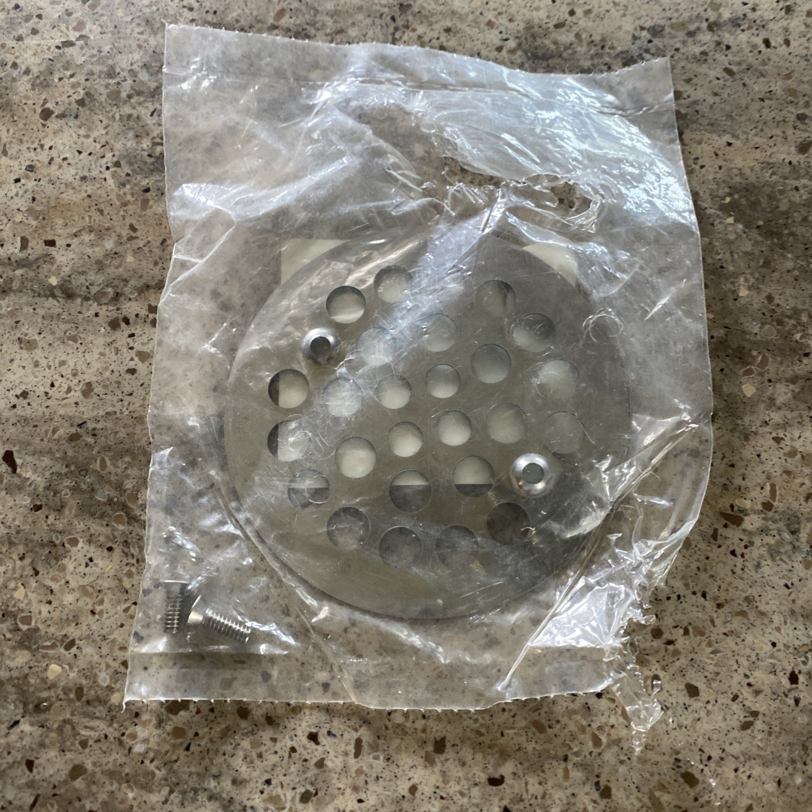 Sioux Chief Round Stainless Steel Polished Chrome Shower Drain Strainer 4.25″