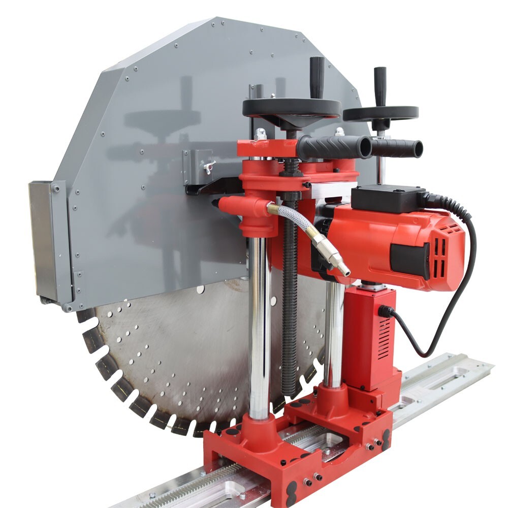 TECHTONGDA Heavy Duty Concrete Wall Cutter 220V 9.35HP for Brick/Concrete Wall