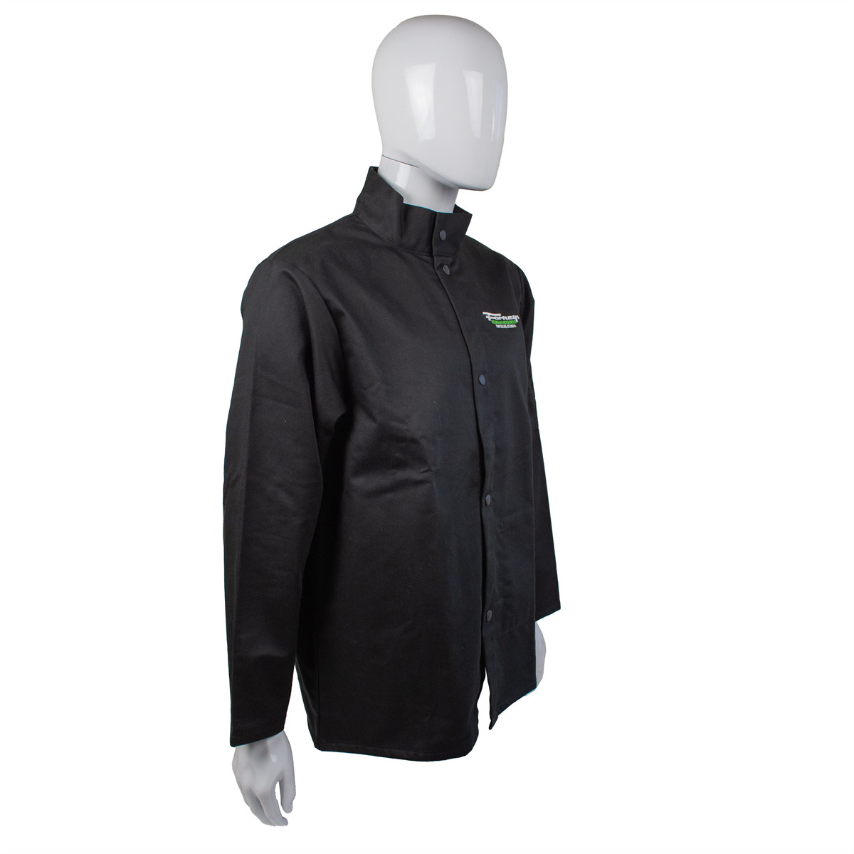 57224 Forney Industries Flame Retardant Light-Duty Welding Jacket, Size L