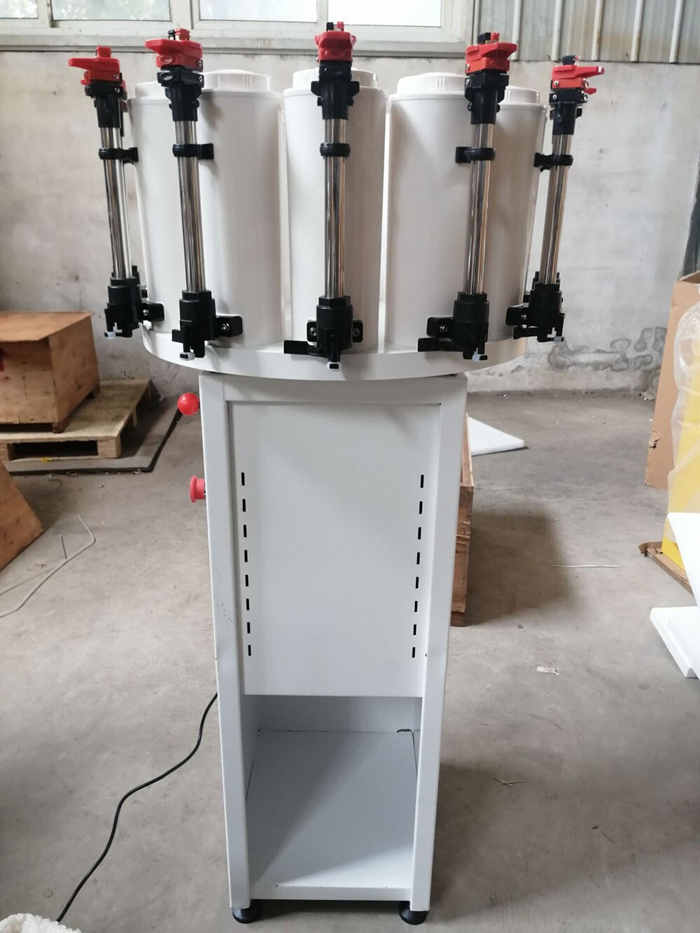 12 Station Paint Colorant Dispenser & 5 Gal Automatic Platform Paint Mixer 110V