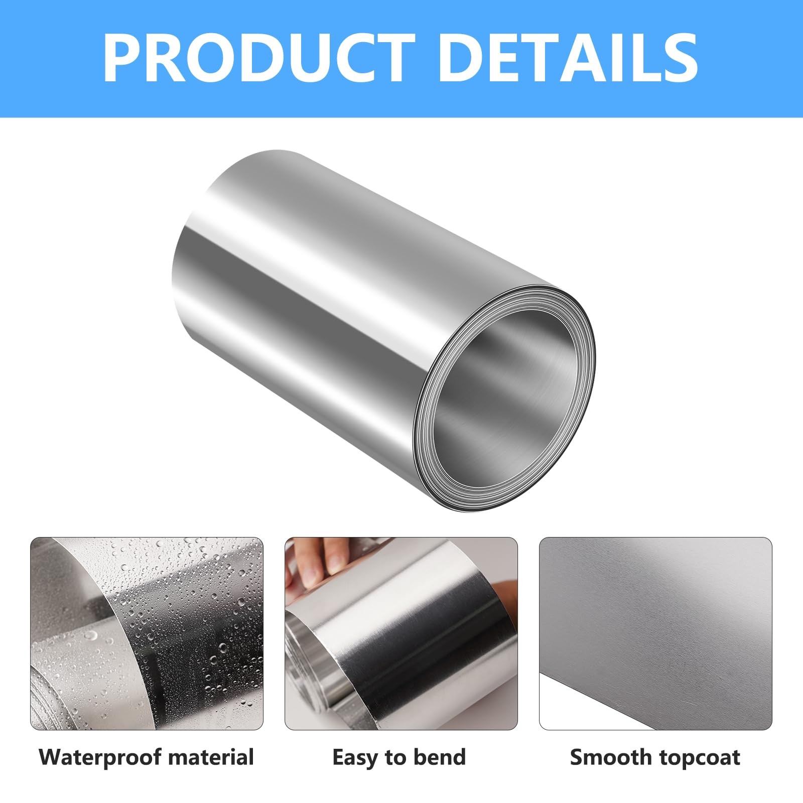 ELECTRAPICK Aluminum 32Ga 6″Width x 10Ft, Versatile Type- 0.0078”
