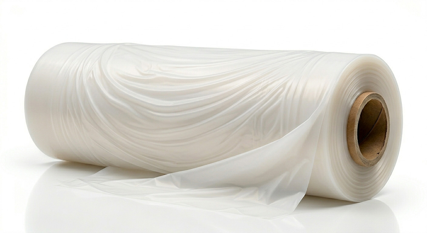 10 Mil Clear Poly Sheeting 20′ x 100′ Heavy Duty Plastic Film Roll