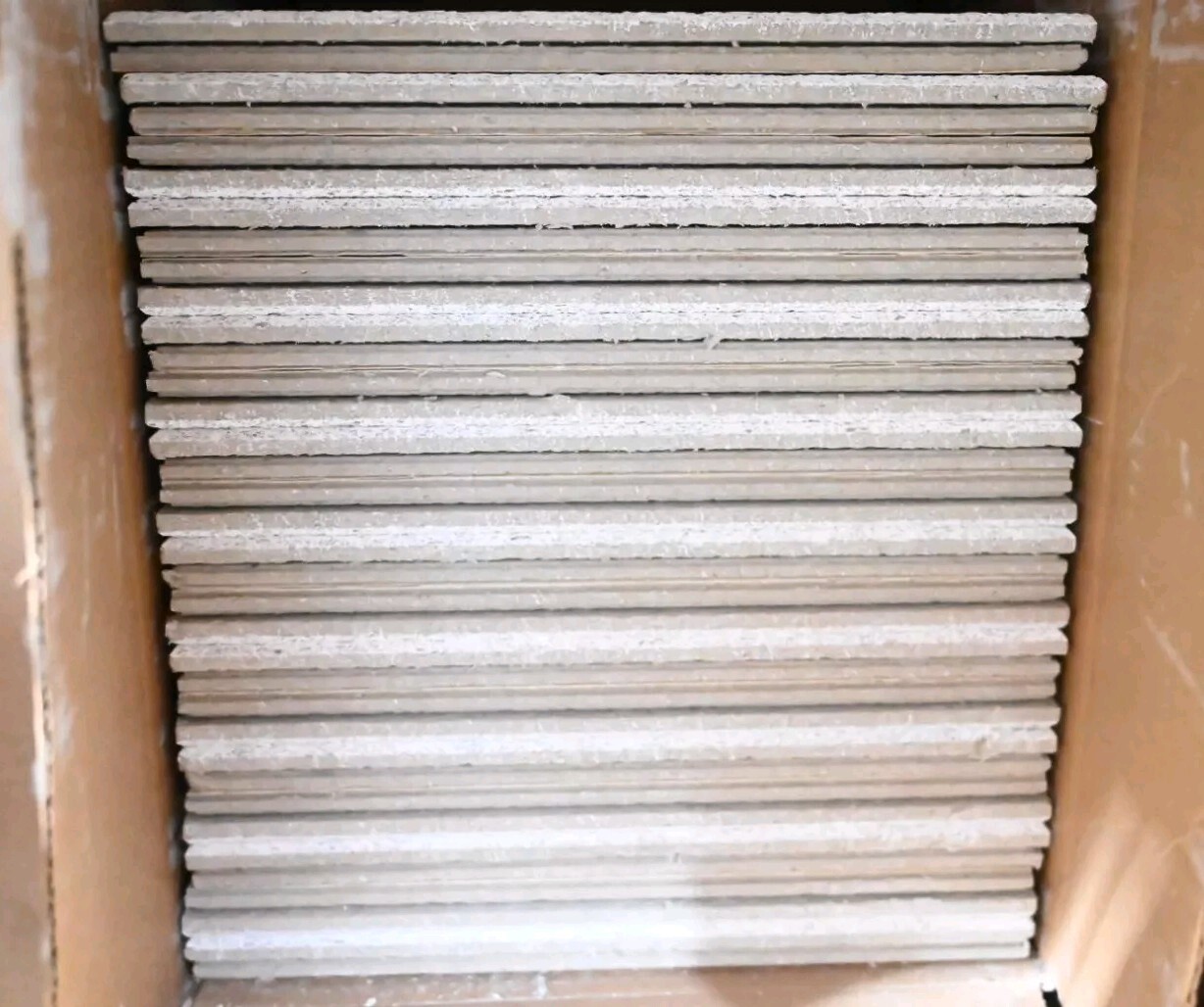 Armstrong 580A Ceiling Tile 12″x12″ 40/Pcs Acoustical Cirrus Beveled Board White