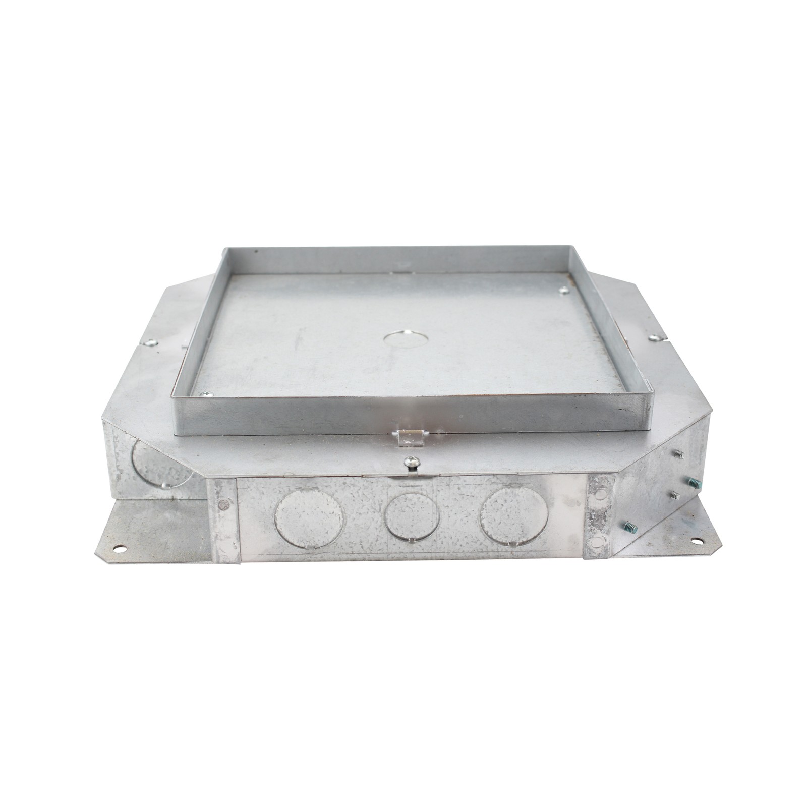 THOMAS & BETTS 667-SC 4 GANG RECESSED STAMPED STEEL FLOOR BOX
