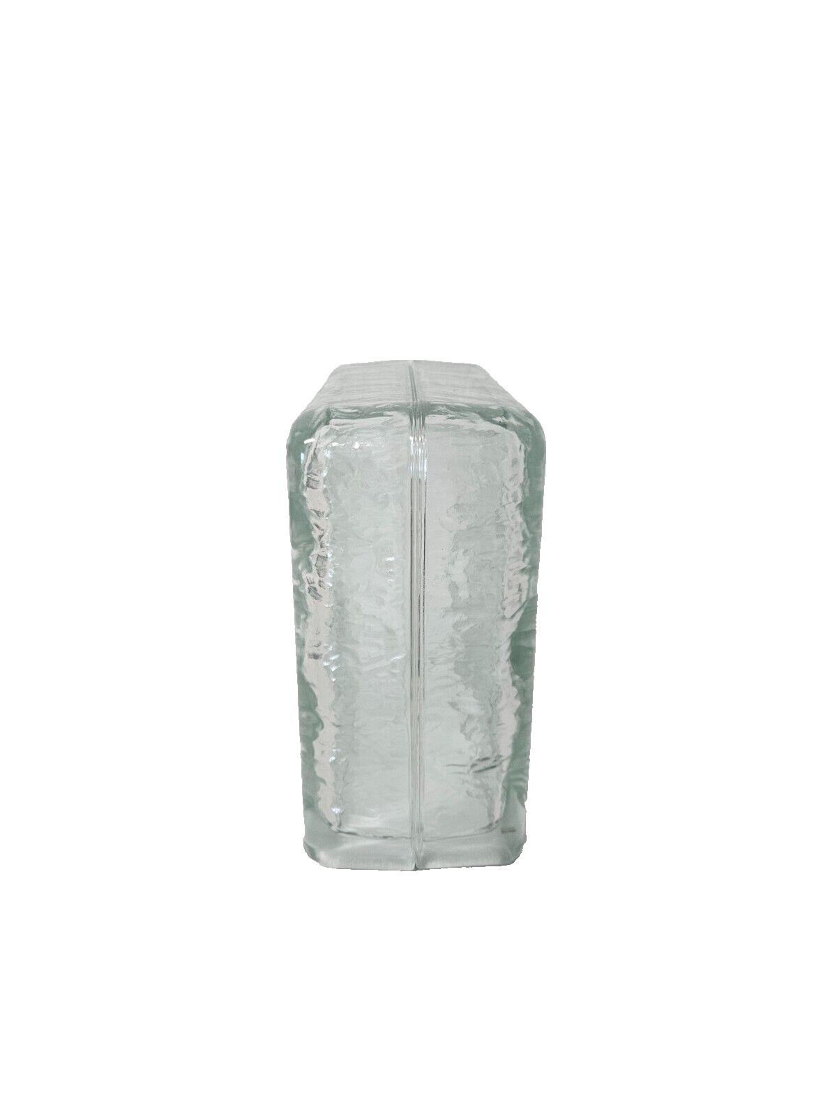 Glass Block – Seves 8x8x4 Cortina Double End Block (7 3/4″ x 7 3/4″ x 3 7/8″)