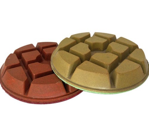 7Pcs Diamond Polishing Pads 4 Inch Dry/Wet for Concrete Floor Grinder Polisher