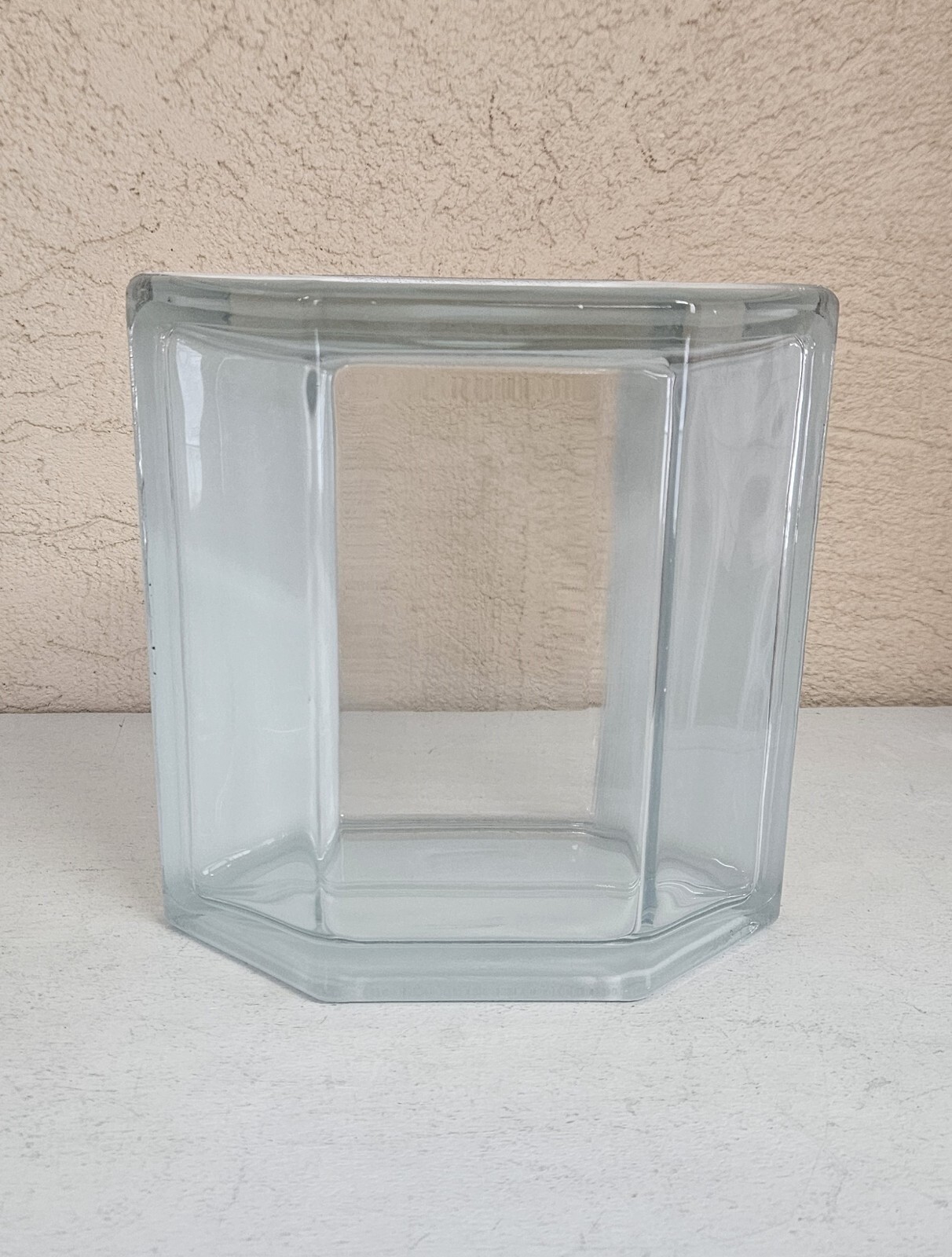 Glass Block – Mulia 6x8x3 Clear Angle (5 3/4″ x 7 3/4″ x 3 1/8″)