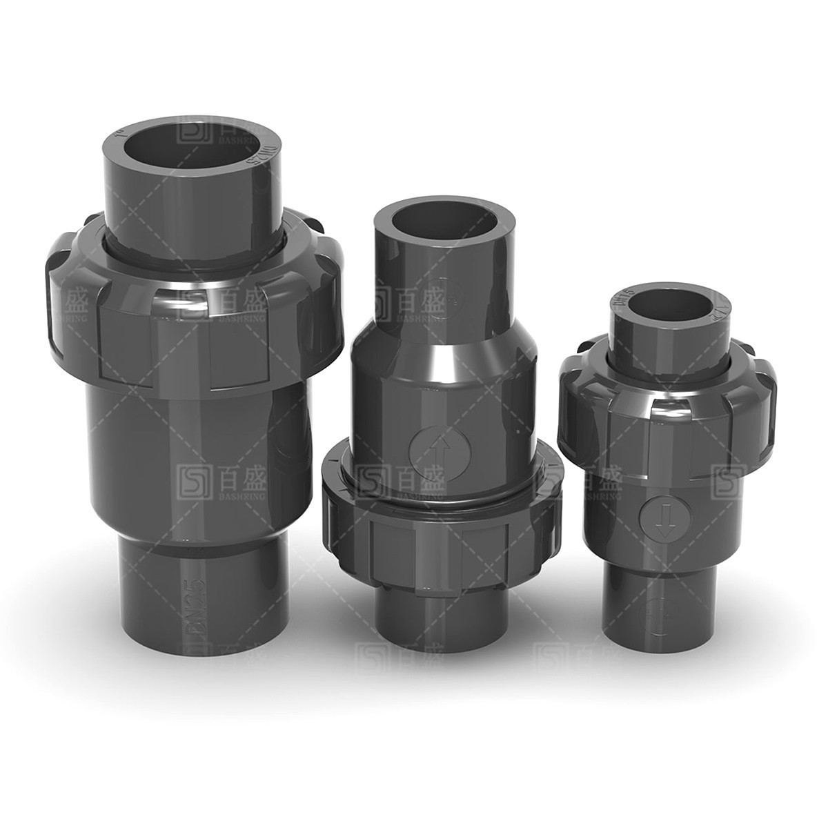 One Way Non Return Flap Check Valve Plumbing Fittings Pipe Tube Connector UPVC