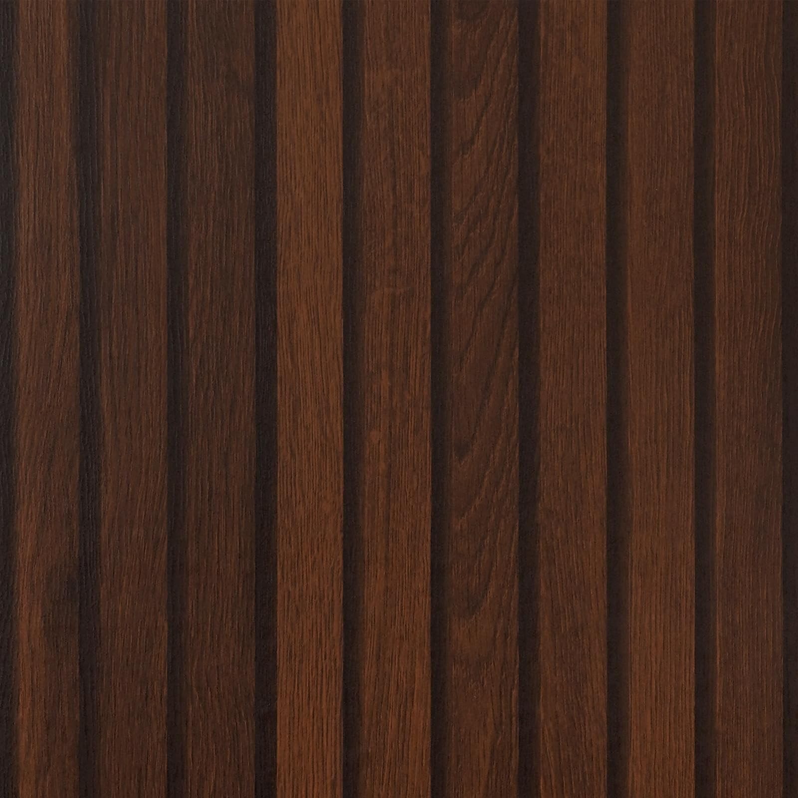 LACHEERY Dark Brown Wood Wallpaper Peel and Stick Wooden Slats for Wall Panel…