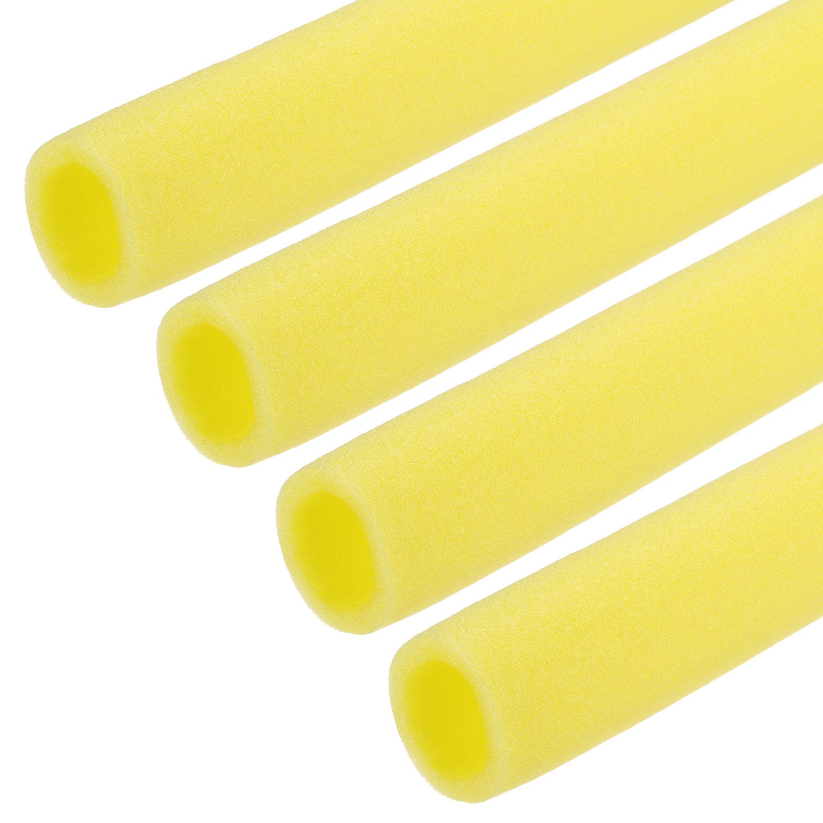 4pcs 2″ ID 3.3FT Pipe Insulation Foam Tube 2.76″ OD Tubing Cover Yellow