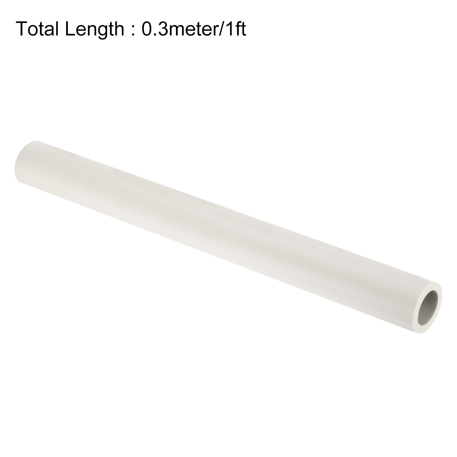 Foam Tubing for Handle Grip Support,22mm ID 32mm OD 0.3 Meter/1ft Length White