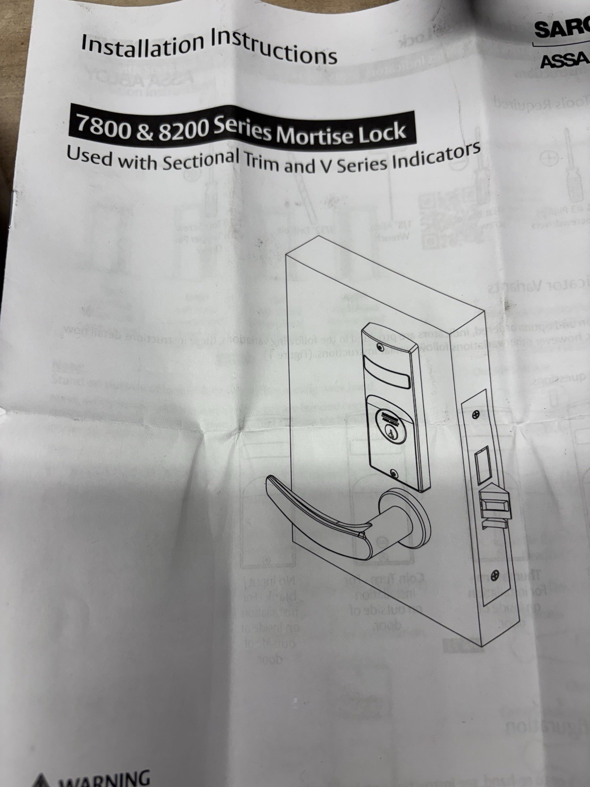 SARGENT 8257 Mechanical Mortise Lock Institutional/Privacy Function