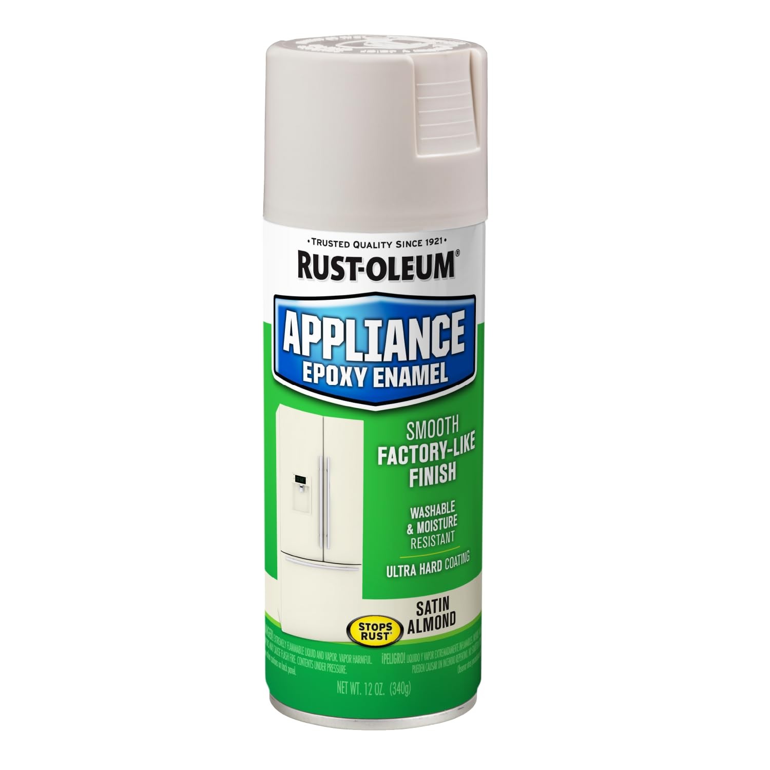 Rust-Oleum 7882830 Specialty Appliance Epoxy Spray Paint, 12 12 Ounce, Almond