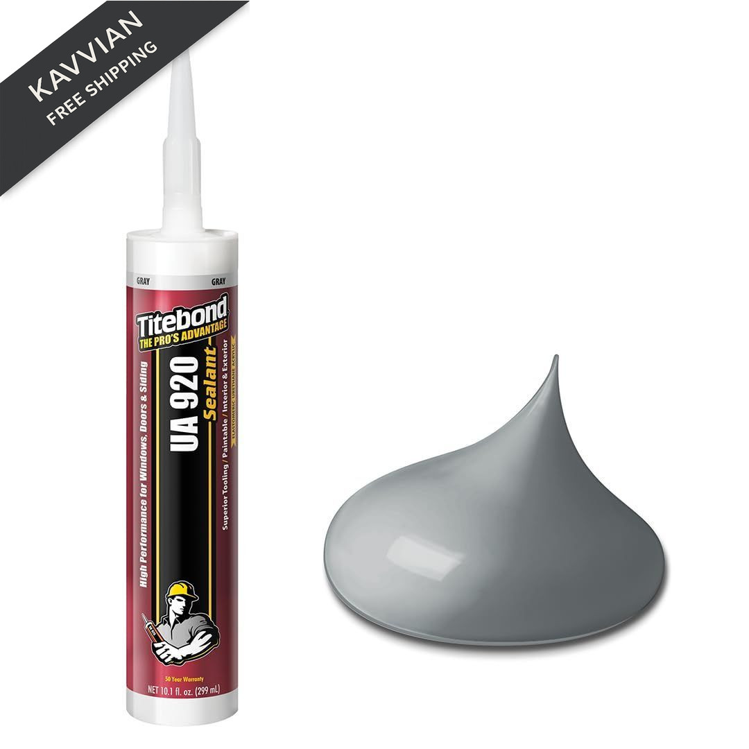 Titebond UA 920 Sealant, Gray – Urethane Acrylic Elastomeric 10.1 Oz.,