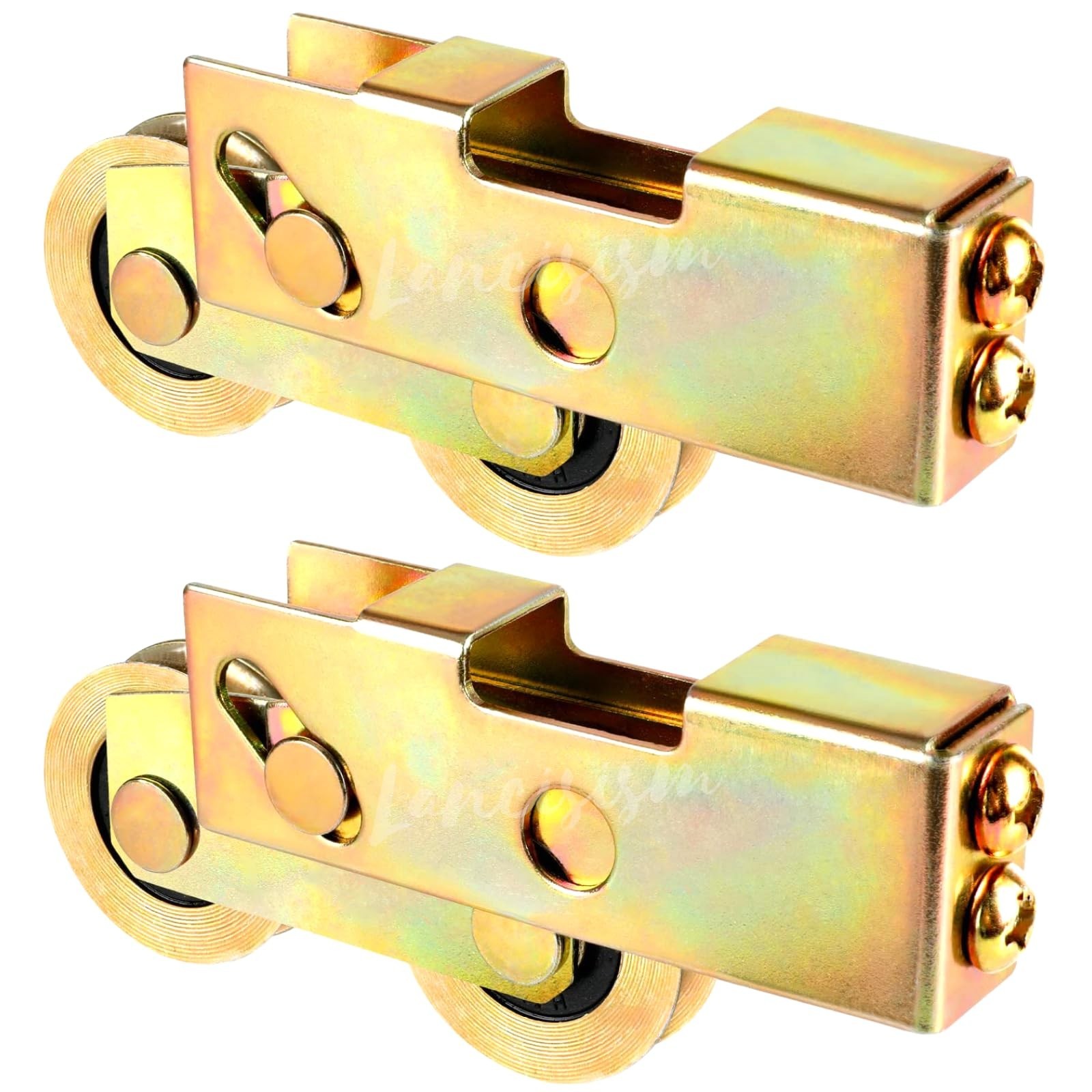 2Pcs Sliding Door Tandem Roller, Heavy-Duty 1-1/4 Inch Sliding Door Tandem Ro…