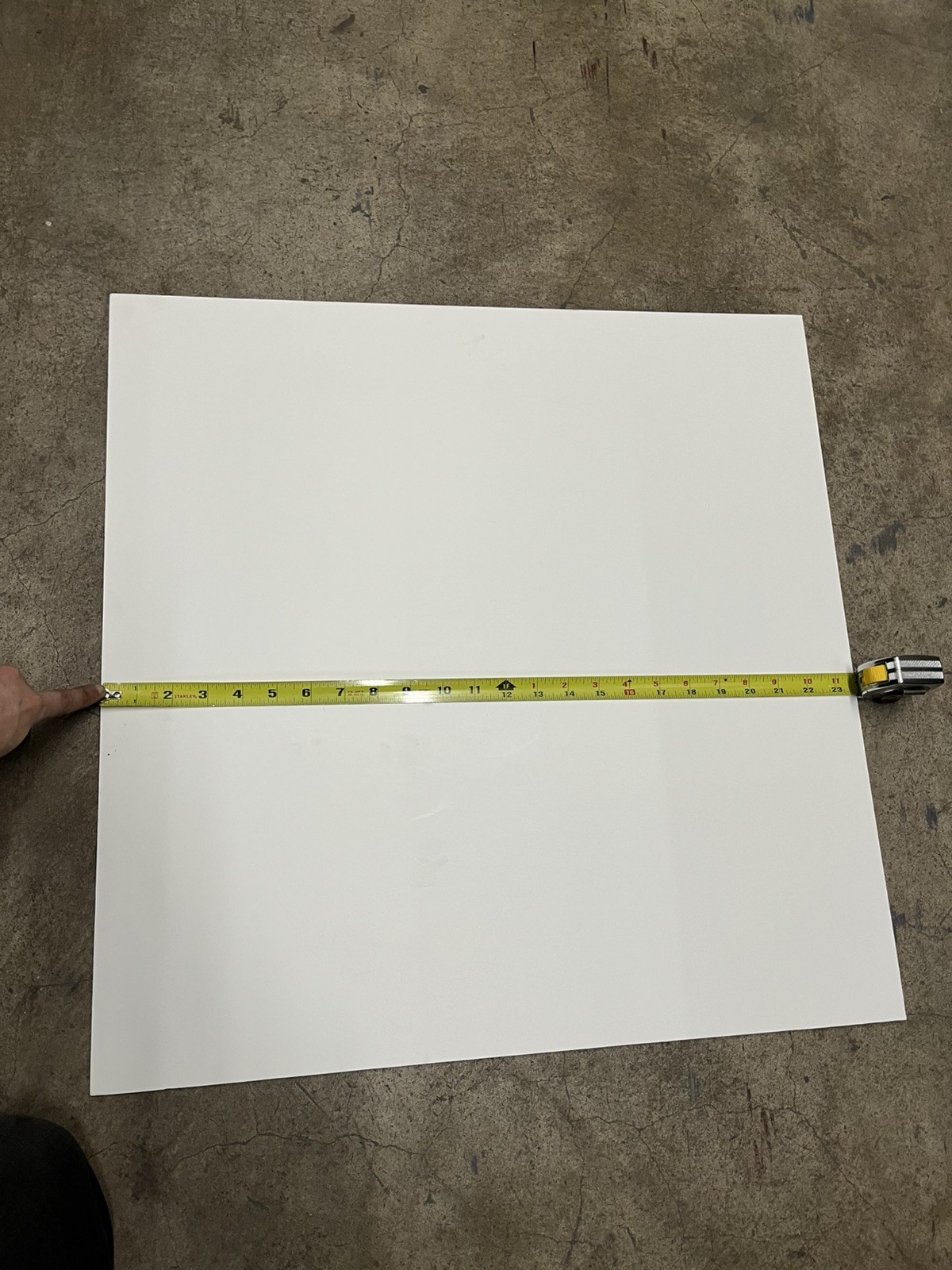Art3d 12-Pack Smooth Drop Ceiling Tile 2ft x 2ft PVC Ceiling Panel 48 sq ft NIOB
