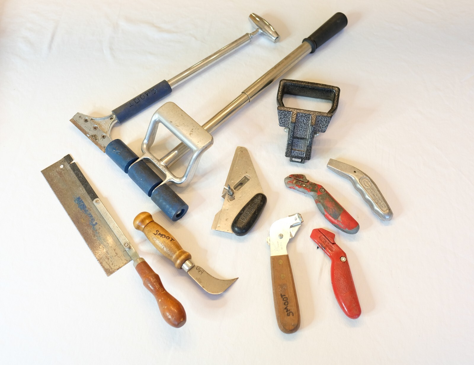 Odd Lot Carpet Tools Crain Pajarito Dexter Orcon Robert Taylor – Used