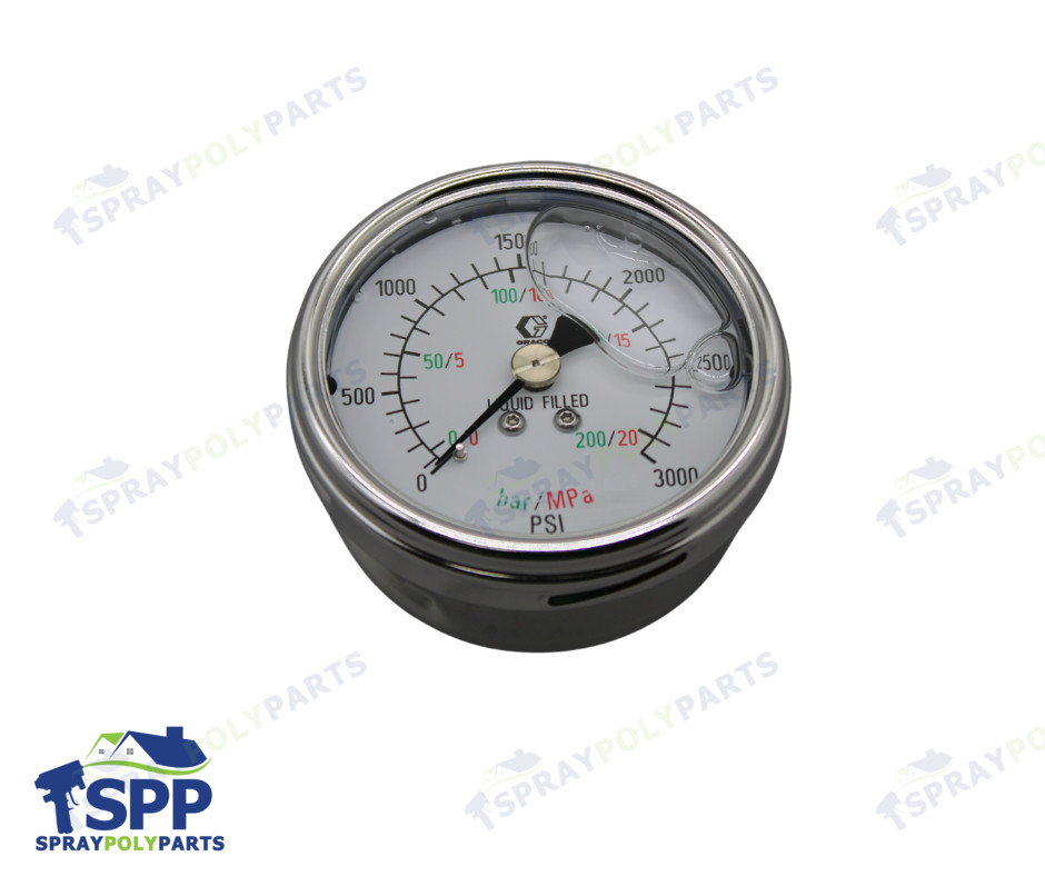 Graco Stainless Steel High Pressure Fluid Gauge (113641)