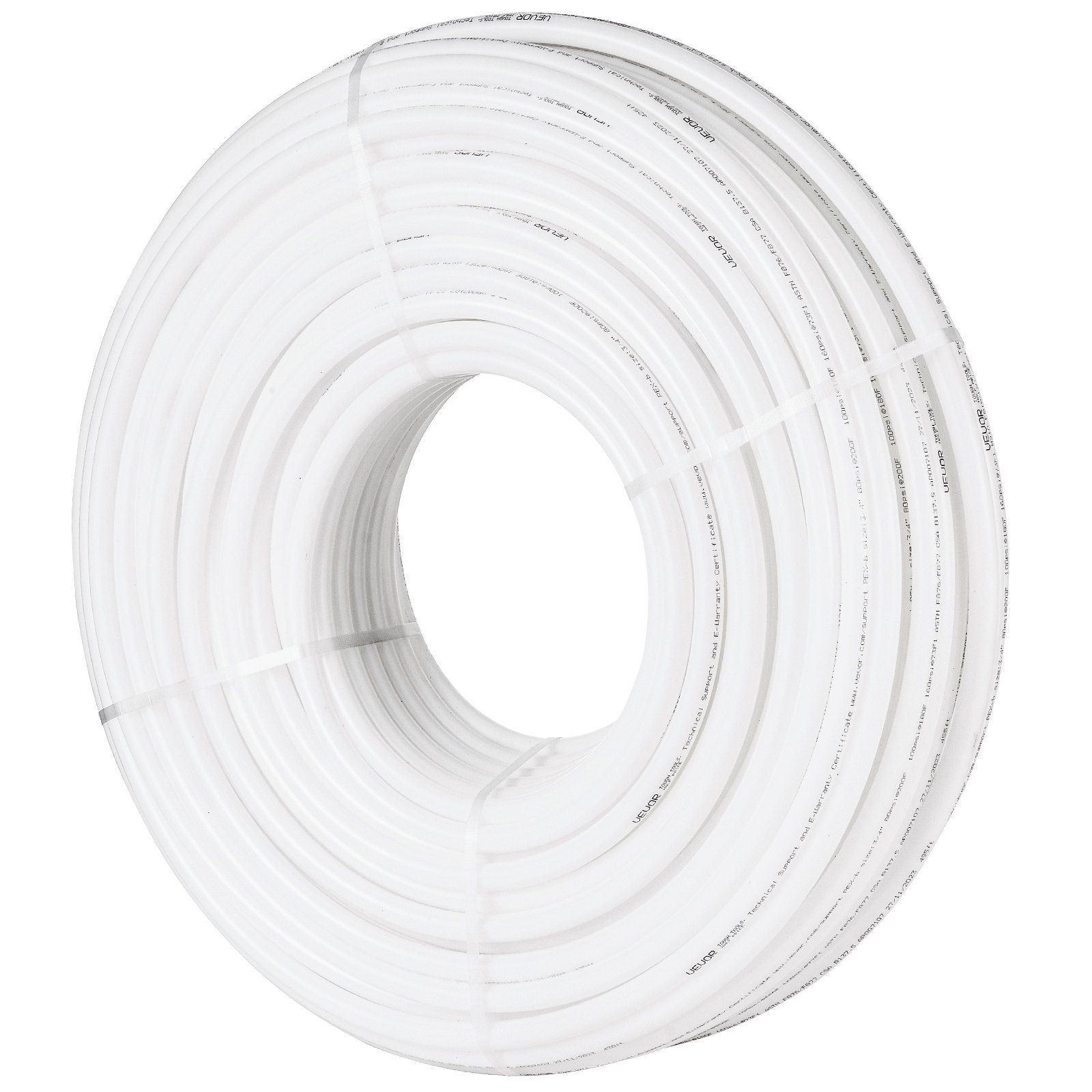 3/4in 500ft PEX-B flexible tubing & cutter&clamps white potable water
