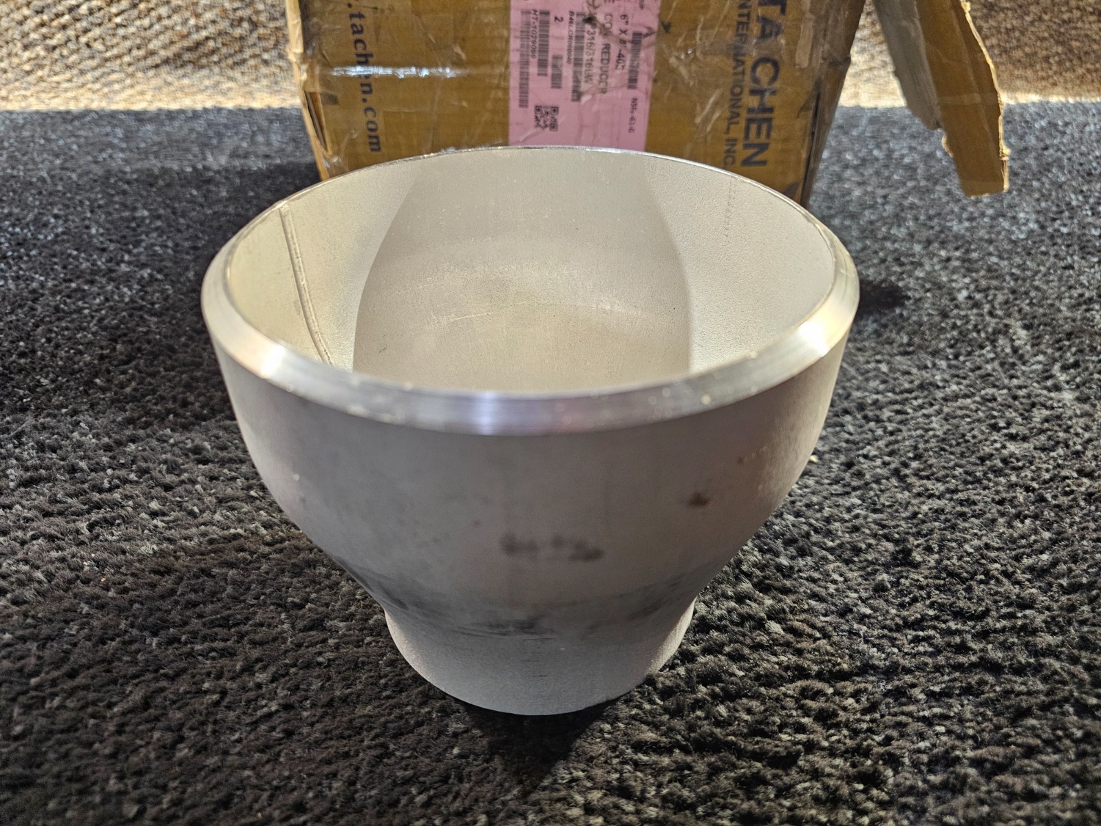 Ta Chen 6″ x 4″ SCH10 316/316L SS Buttweld Concentric Reducer B46LCR060040