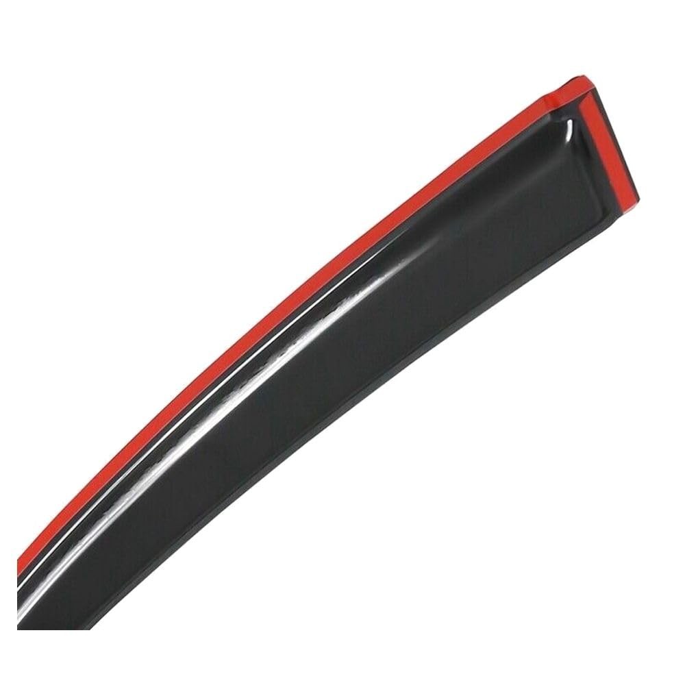 4Pcs 2-Door Slim Acrylic Window Visors Front Left Right Honda Civic 2012-2015