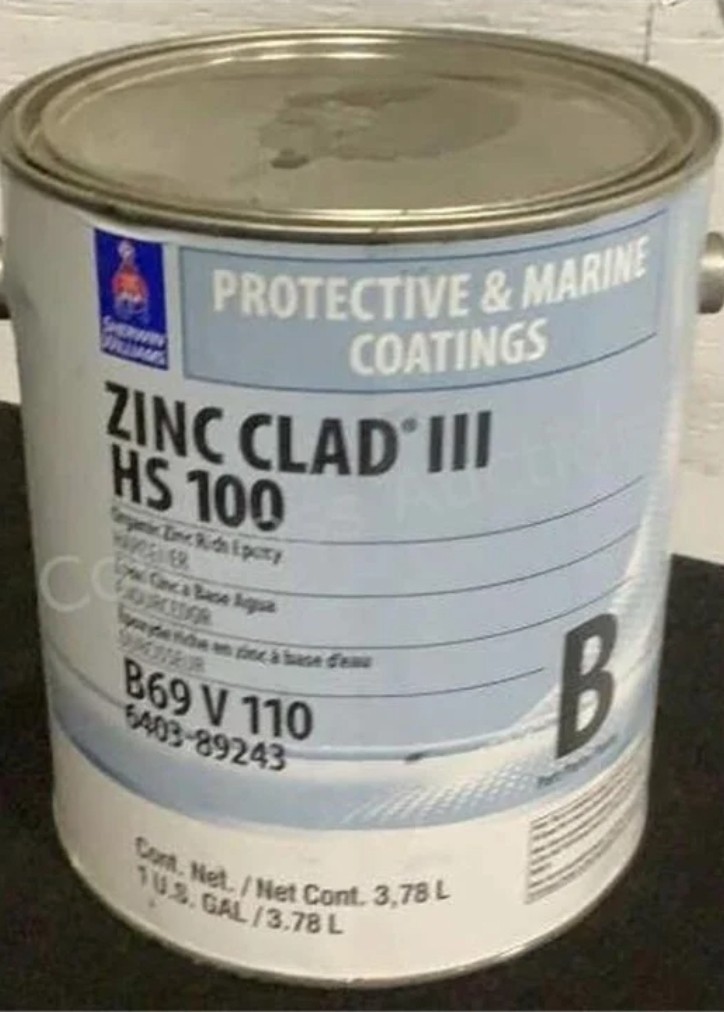 New! Zinc Clad III HS 100 – Epoxy Hardener- Sherwin Williams – 1 Gallon – Part B