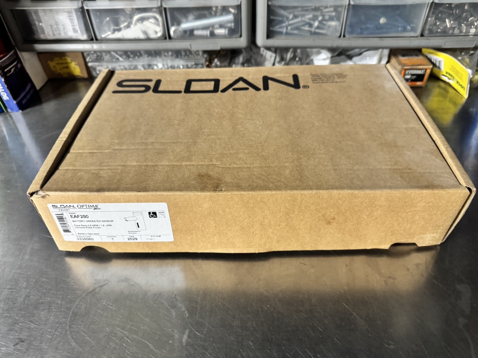 Sloan Optima EAF-250-ISM Sensor Activated Touch-Free Faucet