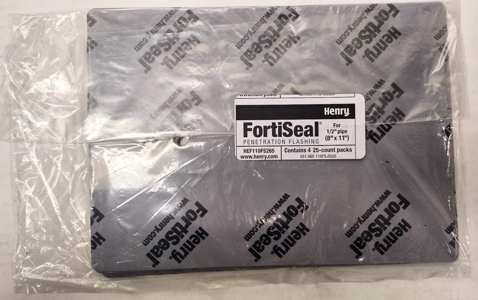 Henry 8-1/2″ x 11″ Fortiseal® Flashing Boot With 1/2″ Holes (25pk)