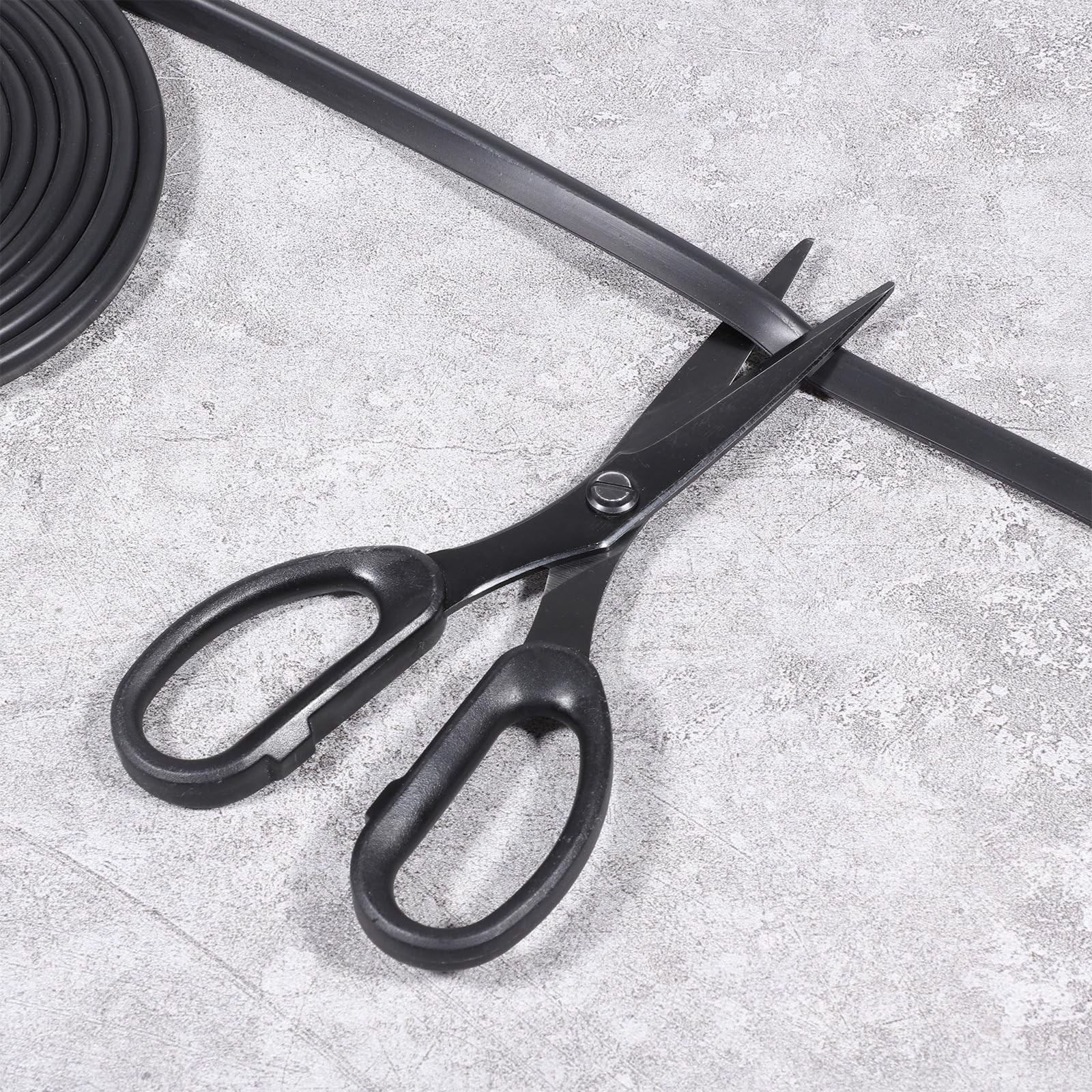 10ft/3m Rubber Edge Trim Guard, 1/8″ U Channel Door Seal Black
