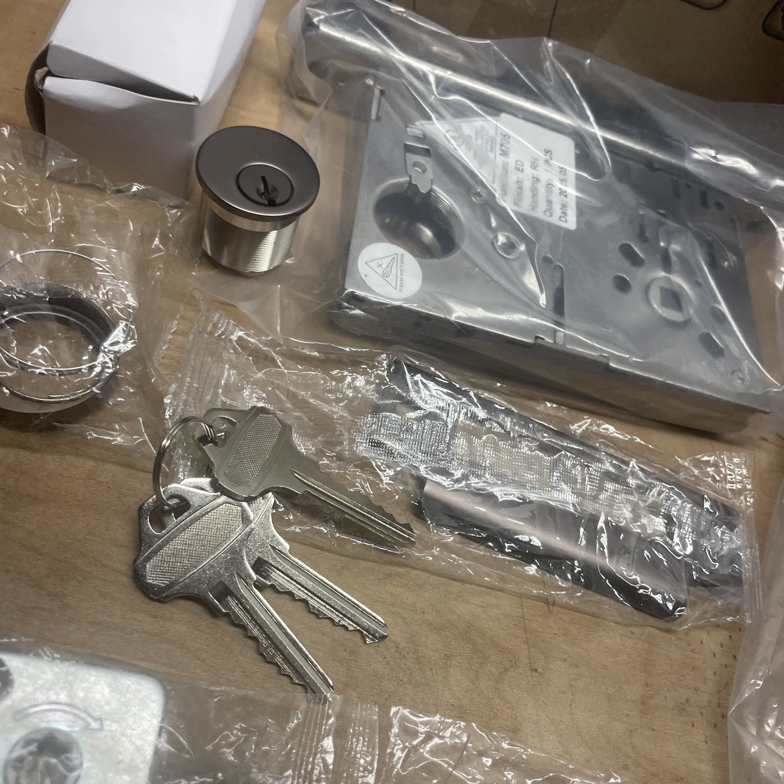 SUMBIN Commercial/Residential Mortise Lockset Heavy Duty Door Lever Lock Non-Han