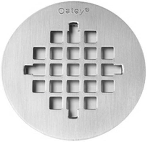 Oatey 4-1/4″ Stainless Steel Universal Snap-Tite Shower Strainer – 42005