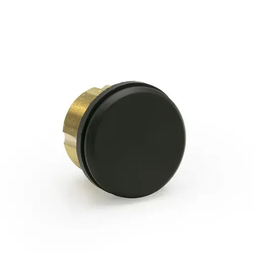 FHC Mortise Dummy Cylinder with 3MM Trim Ring – Matte Black RTC30MB