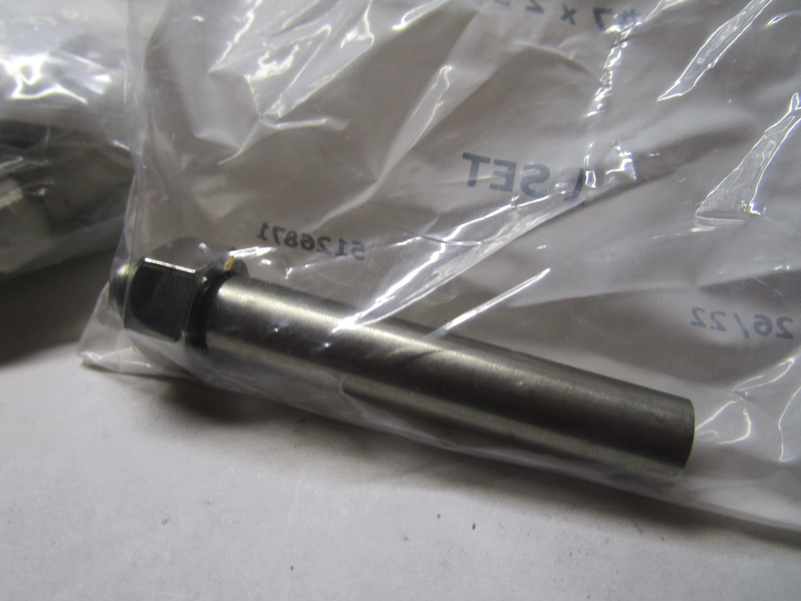 #7 x 2″L ANSI B18.8.2 18-8 S/S Threaded Taper Pin w/ Hex Nut QTY 9