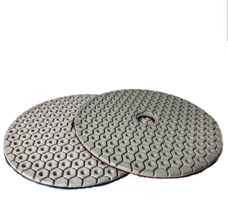 7″ natural granite stone marble polish pad buffer 10 quartz wet polisher grinder