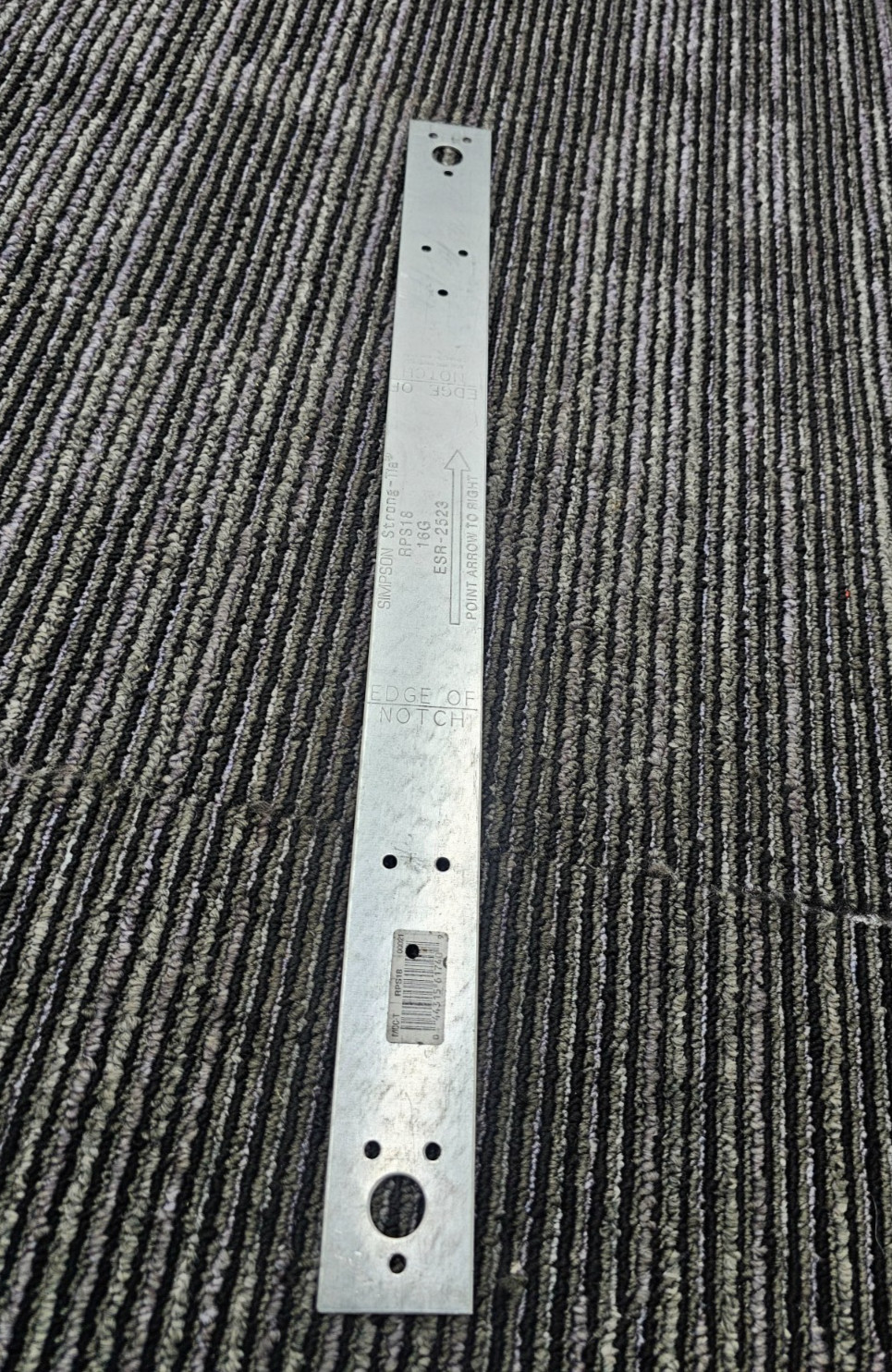 (QTY 4) Simpson Strong-Tie RPS18 16 Gauge Repair Strap ESR-2523 Galvanized