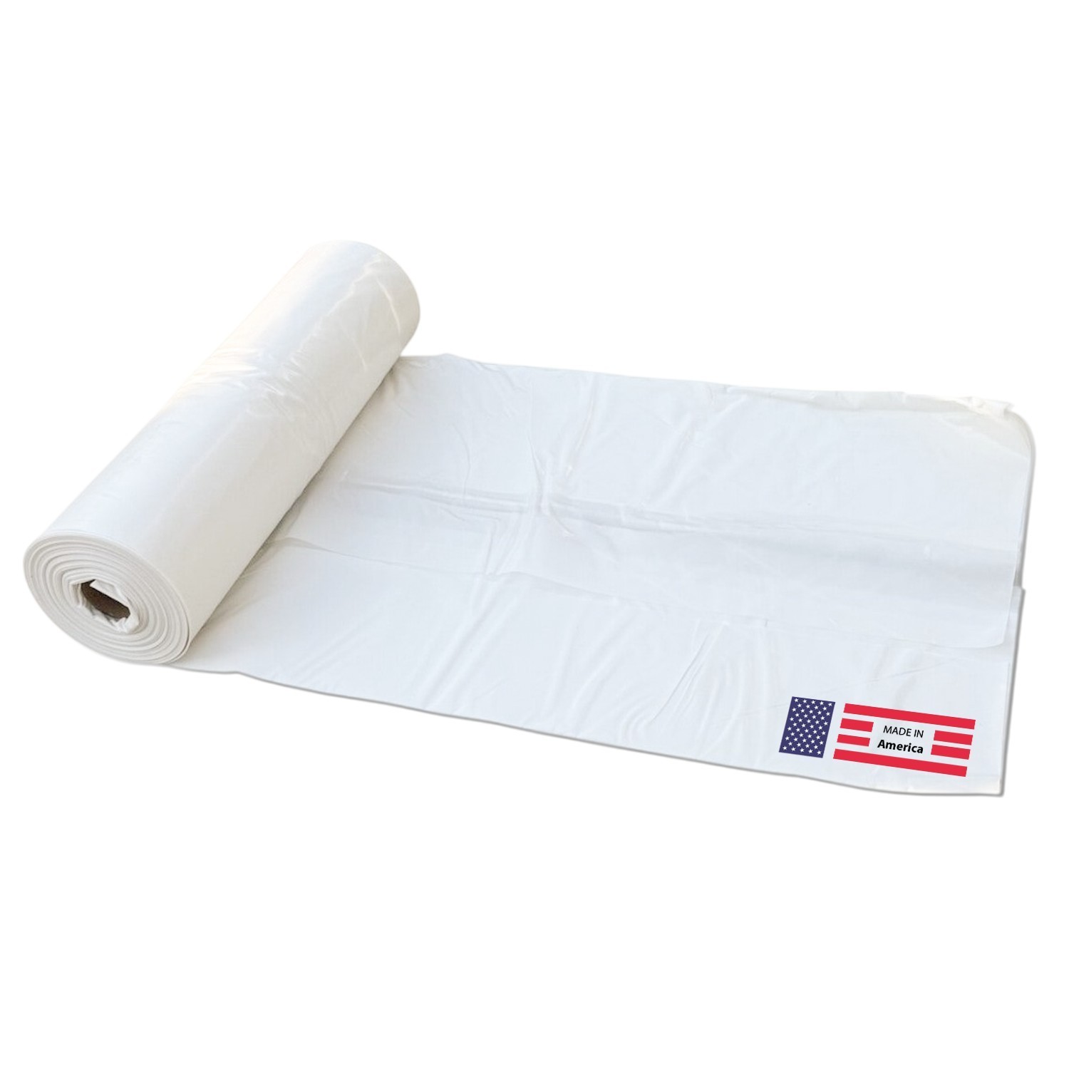 BULK Flame Retardant Poly Plastic Sheeting 6 Mil – 20’x100′, USA Made-Sandbaggy