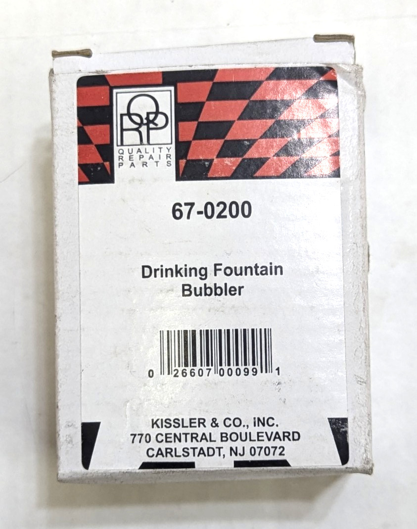 KISSLER Drinking Filler Bubbler Head Assembly 67-0200 Grainger Item 40XC40 Brass